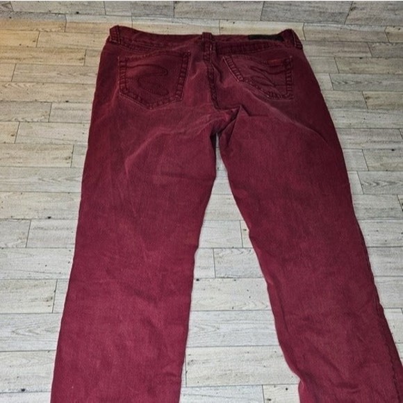 Seven7 Red Skinny Denim Leggings Pants, Women's Size 10 - Picture 7 of 8